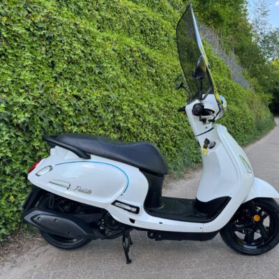 SYM Fiddle 4 45km E5 WHITE Windscherm BETAAL met in3