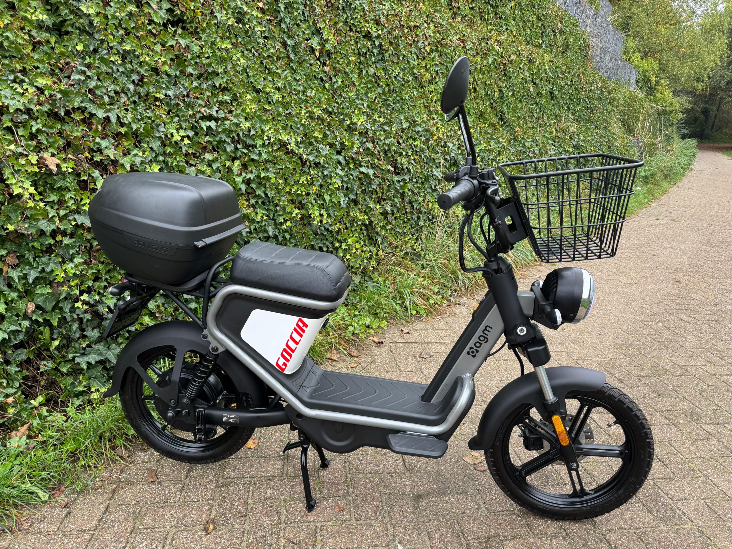 AGM Goccia GEV1000 20Ah 2de Accu Mand TOP koffer DEMO 21km BETAAL met in3 - Afbeelding 4