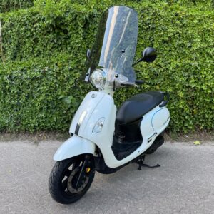 SYM Fiddle 4 45km E5 WHITE Windscherm BETAAL met in3