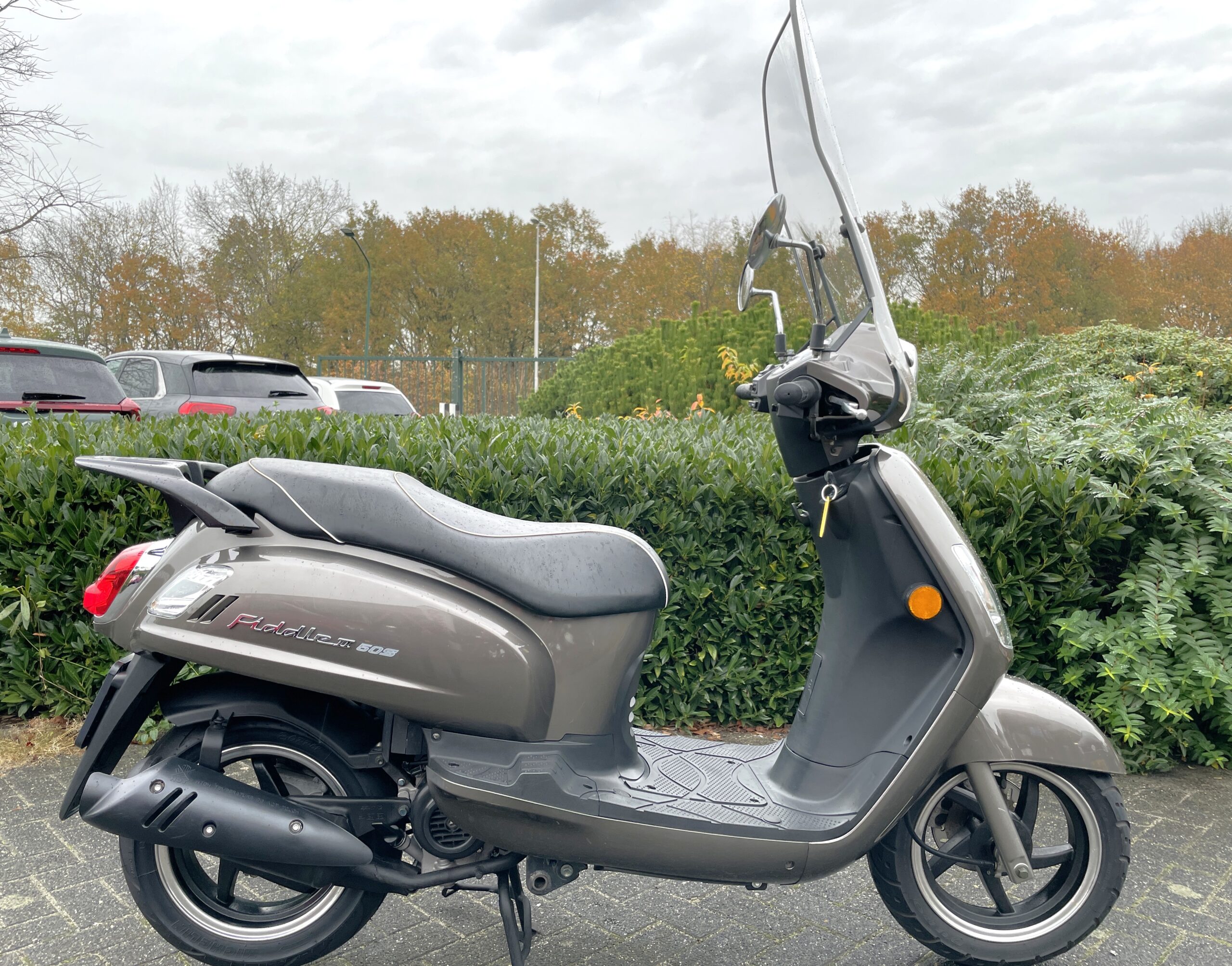 SYM Fiddle 2 TOP STAAT IRON GREY Windscherm BETAAL met in3 - Afbeelding 5