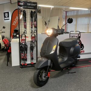 DJJD Cashmere i MAT ZWART Windscherm EURO5 BETAAL met in3