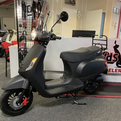 DJJD Cashmere i MAT ZWART Windscherm EURO5 BETAAL met in3