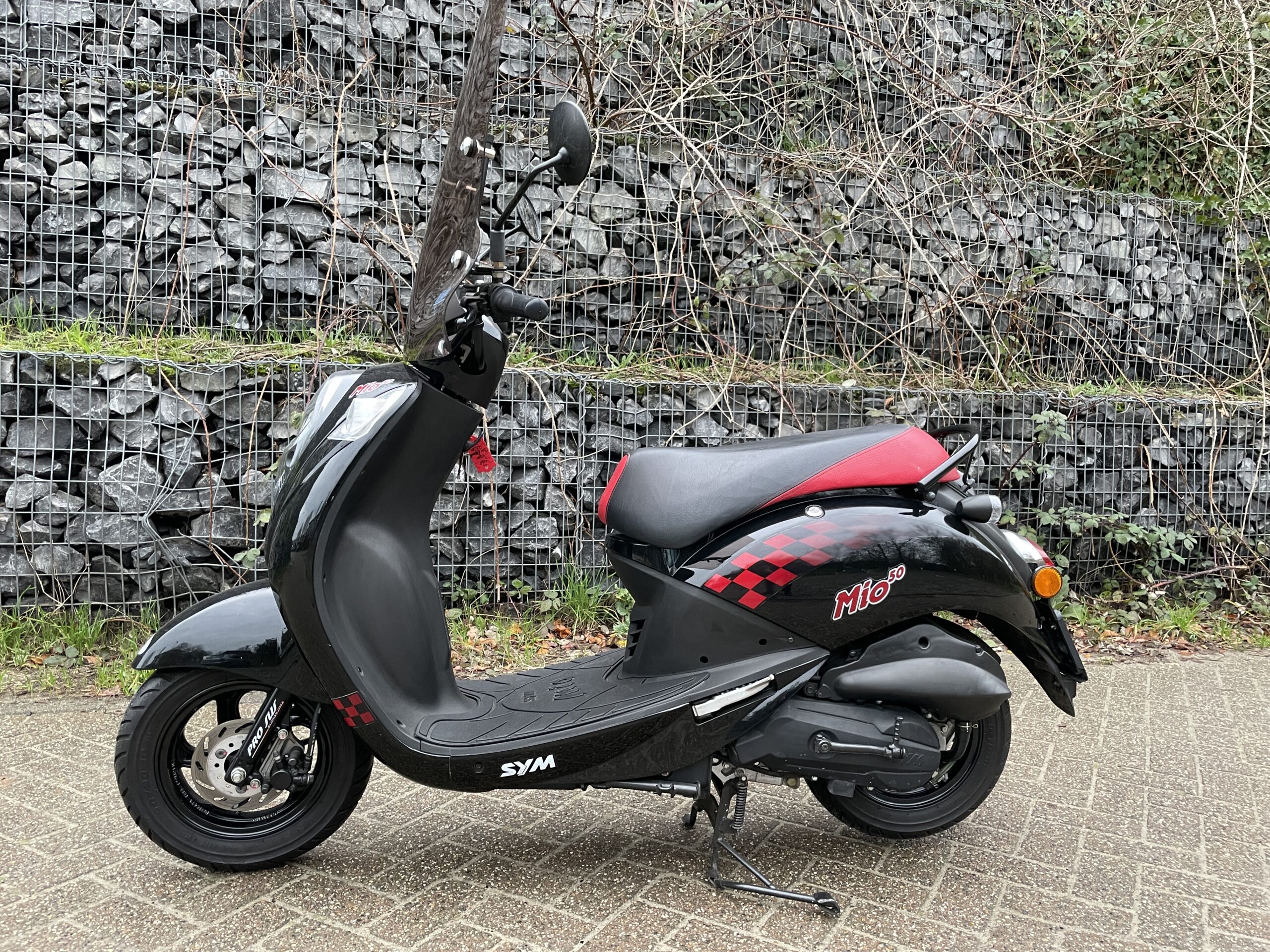 SYM Mio Windscherm SMOKE HOOG BETAAL met in3 - Afbeelding 3