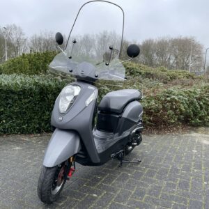 SYM Mio 50i MAT GRIJS WINDSCHERM BETAAL met in3