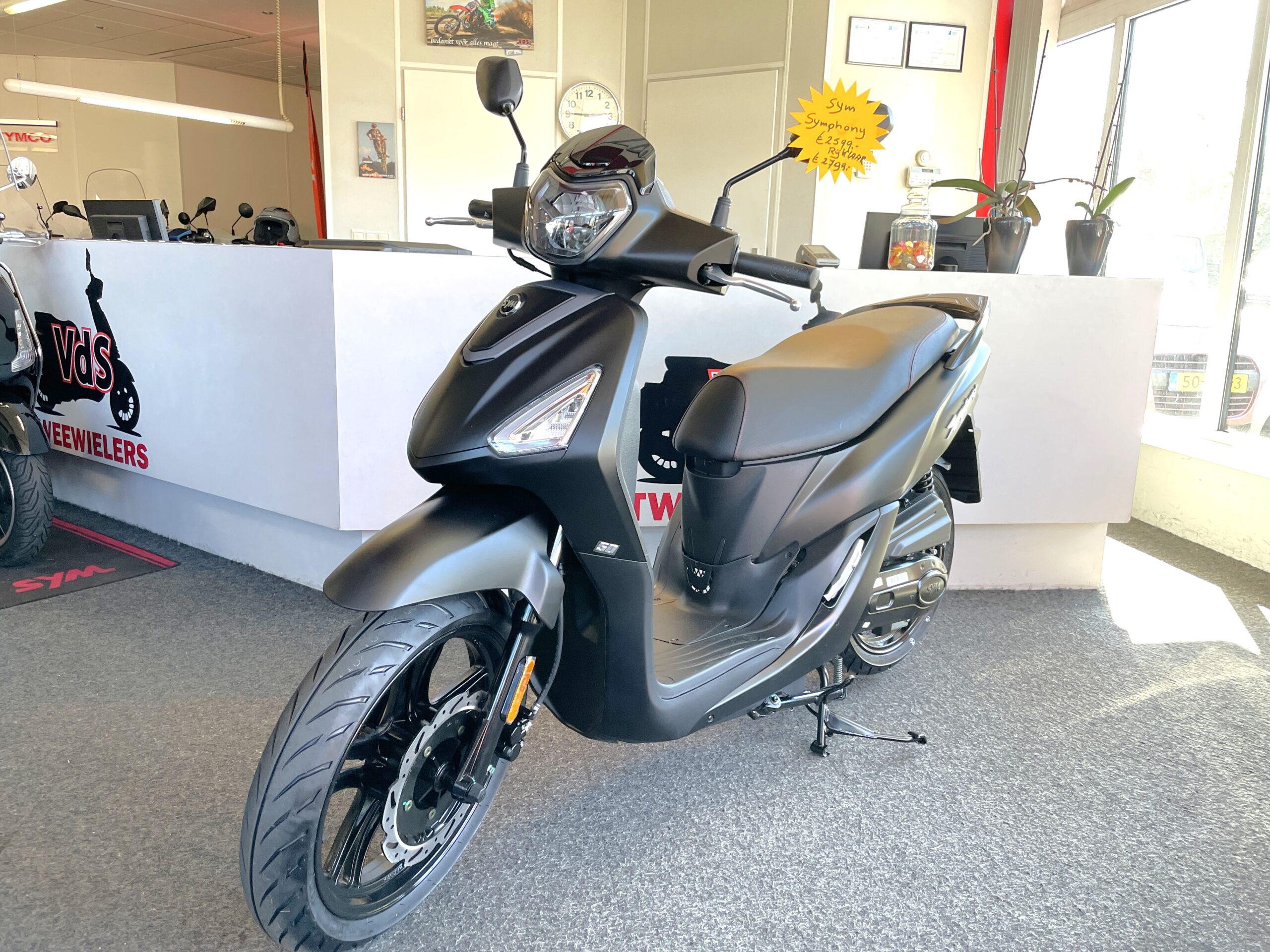 SYM Symphony 45km EURO5+ NIEUW BETAAL met in3