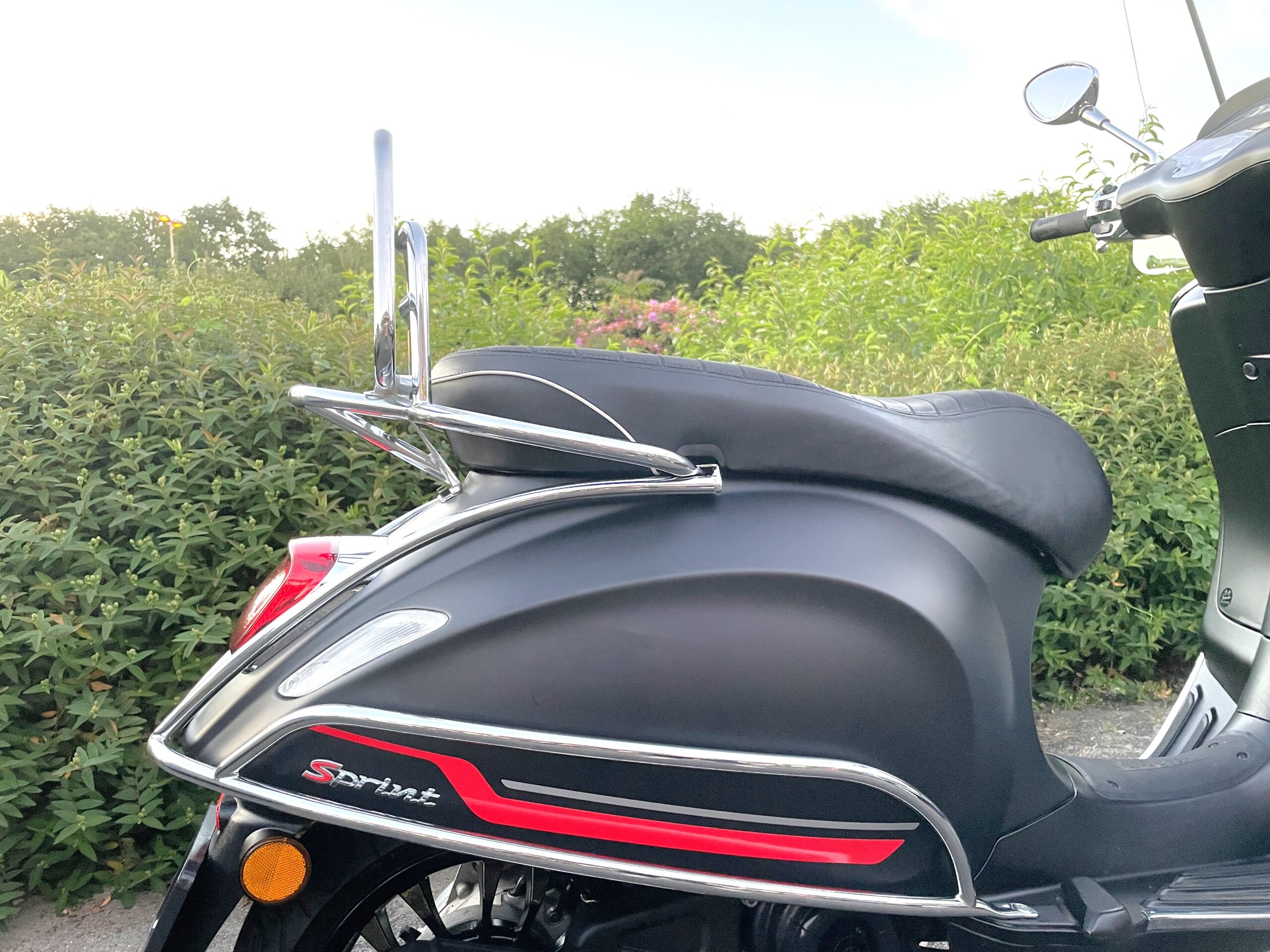 Vespa Sprint S 50 Sprint 50 45 km E5 MAT ZWART BETAAL met in3 - Afbeelding 2