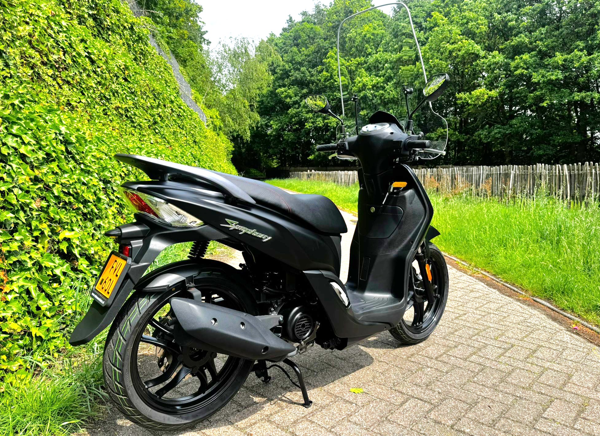 SYM Symphony 45km E5+ 929km Windscherm BETAAL met in3 - Afbeelding 4