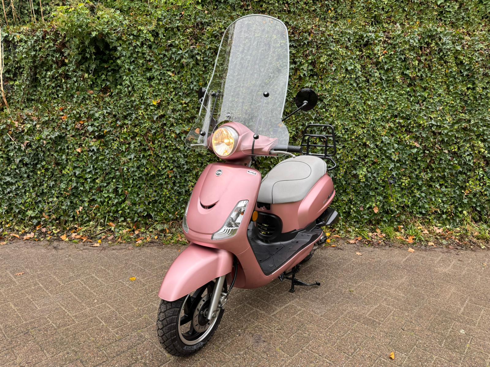 SYM Fiddle 2 Rose Gold Windscherm Hoog BETAAL met in3