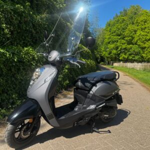 SYM Mio 50i Mat Grijs Windscherm BETAAL met in3