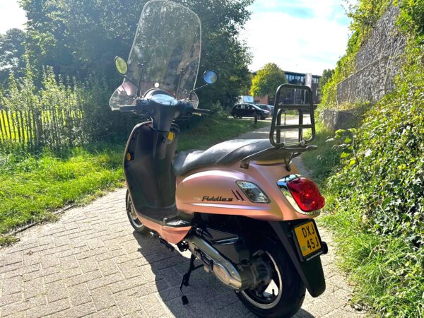 SYM Fiddle 2 45km E4 Scooter Rose Gold BETAAL met in3 - Afbeelding 4