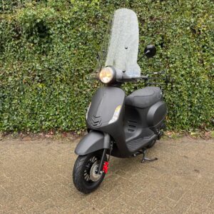 DJJD Cashmere MAT ZWART Windscherm EURO5 BETAAL met in3